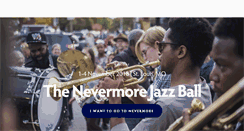 Desktop Screenshot of nevermorejazzball.com